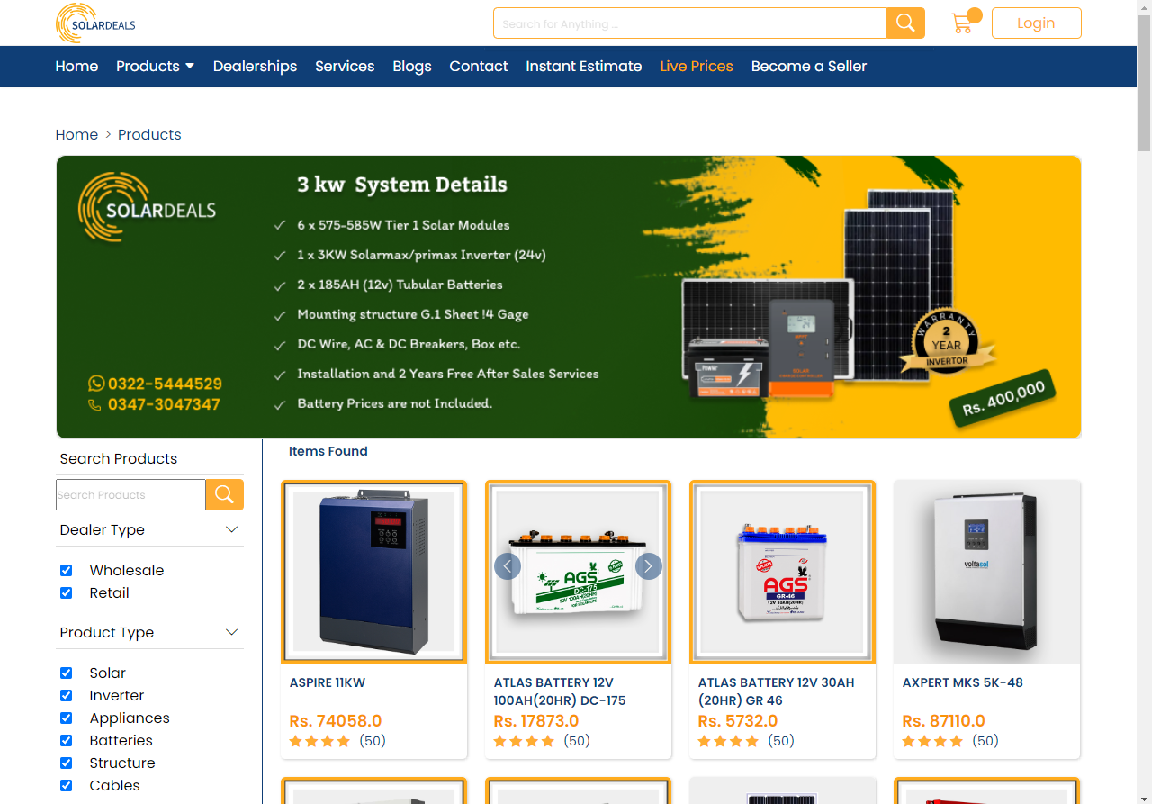 Solardeals Products Inverters